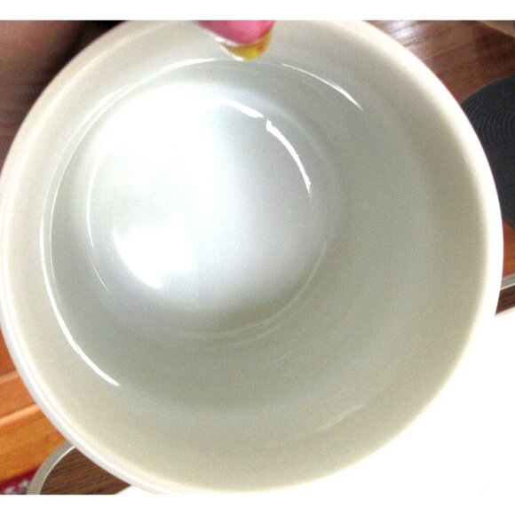 Coffee Mug Teacup White With Parrot Parakeet Bird Handle Unbranded Collectible - Picture 4 of 5